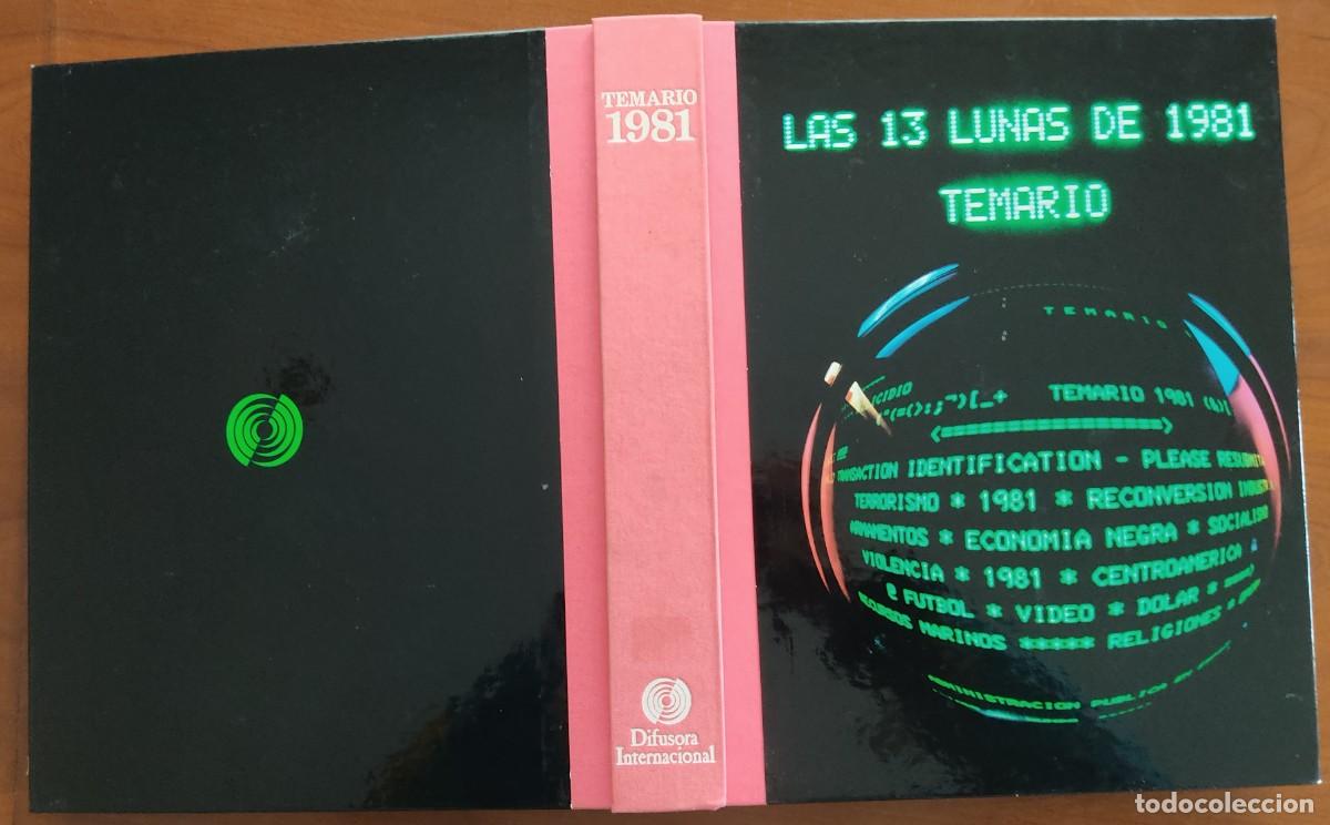 Libros de segunda mano: TEMARIO 1981. LAS 13 LUNAS DE 1981 - DIFUSORA INTERNACIONAL - Foto 3