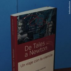 Libros de segunda mano: DE TALES A NEWTON. - JUAN MELÉNDEZ SÁNCHEZ