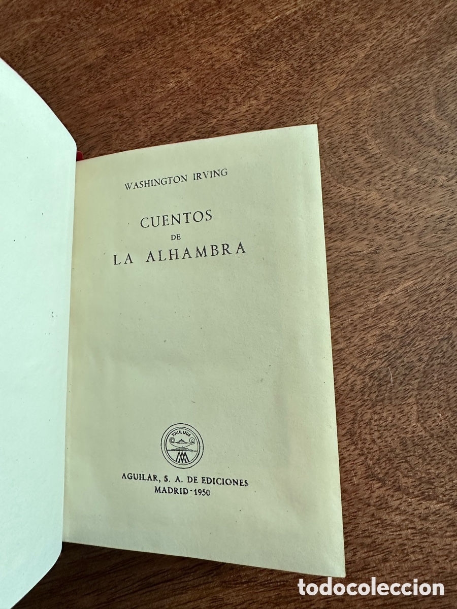Libros de segunda mano: Crisol Los cuentos de la Alhambra 1950 - Foto 6