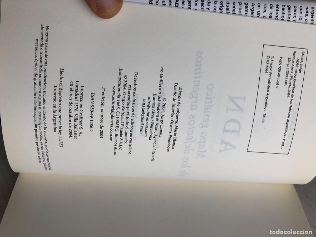 Libros de segunda mano: JORGE LANATA ADN MAPA GENETICO DE LOS DEFECTOS ARGENTINOS LIBRO KREATEN - Foto 5