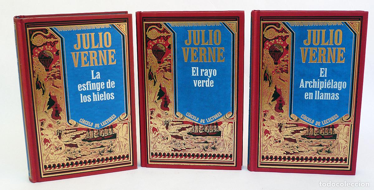 Libros de segunda mano: Julio Verne, colecci&oacute;n 12 tomos. Completa. - Foto 3