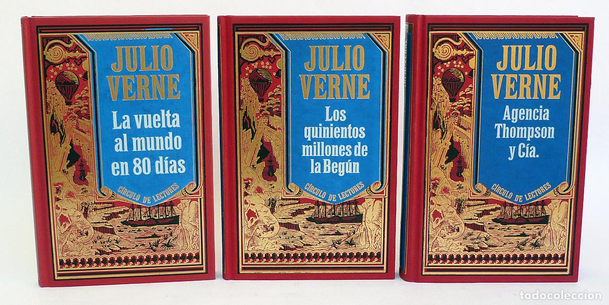 Libros de segunda mano: Julio Verne, colecci&oacute;n 12 tomos. Completa. - Foto 4