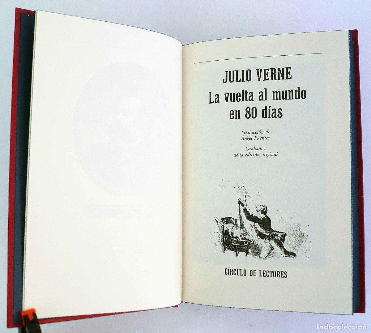 Libros de segunda mano: Julio Verne, colecci&oacute;n 12 tomos. Completa. - Foto 5