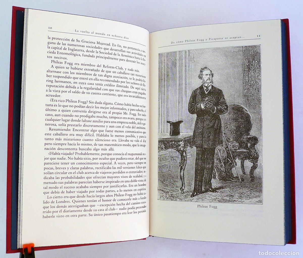 Libros de segunda mano: Julio Verne, colecci&oacute;n 12 tomos. Completa. - Foto 6