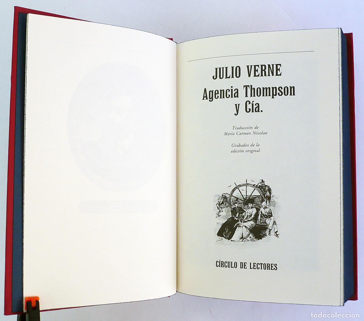 Libros de segunda mano: Julio Verne, colecci&oacute;n 12 tomos. Completa. - Foto 9