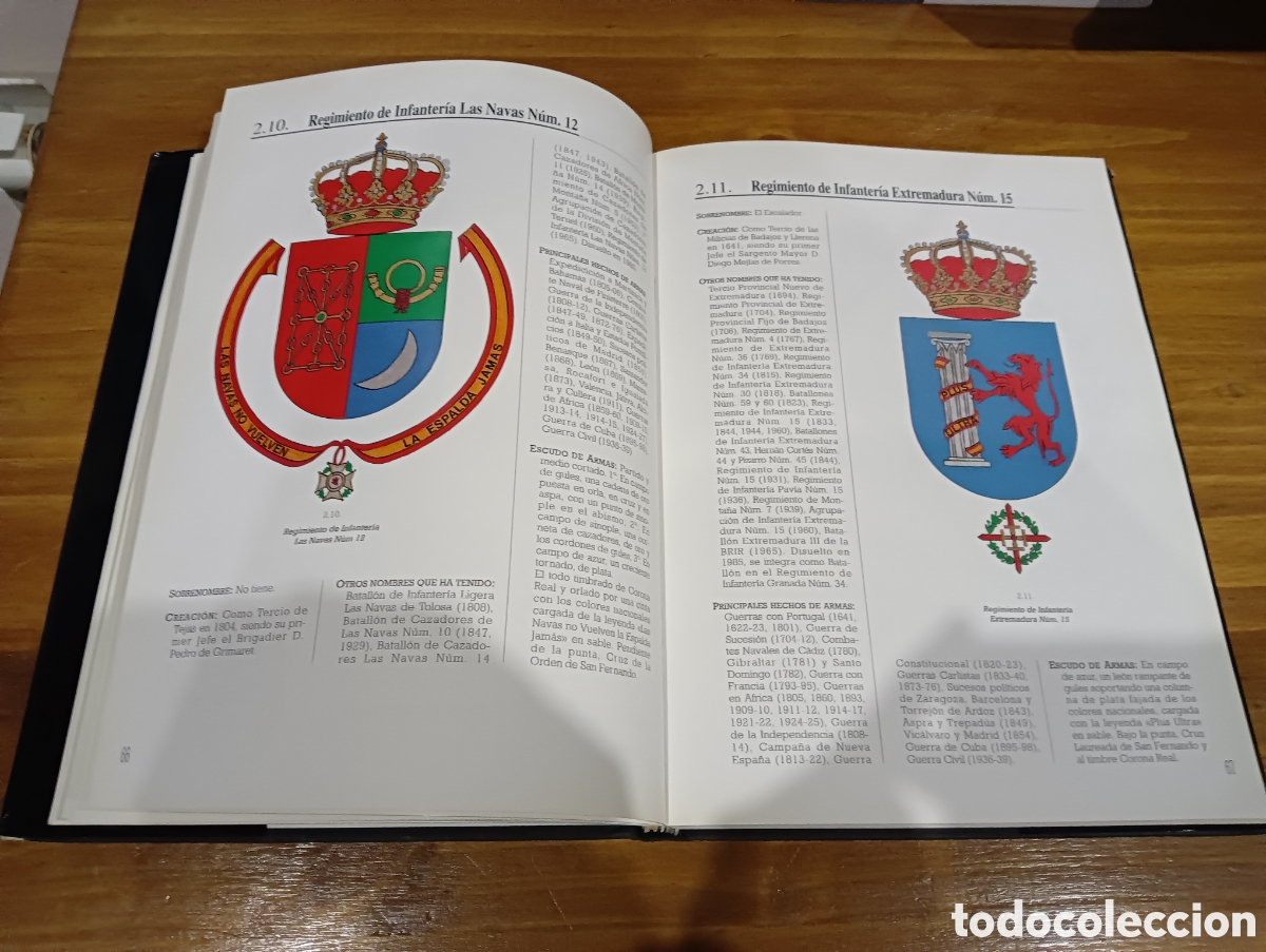 Libros de segunda mano: Escudos de armas del ej&eacute;rcito espa&ntilde;ol - Foto 2