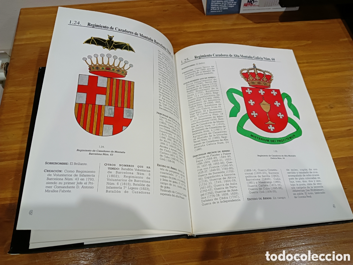 Libros de segunda mano: Escudos de armas del ej&eacute;rcito espa&ntilde;ol - Foto 3