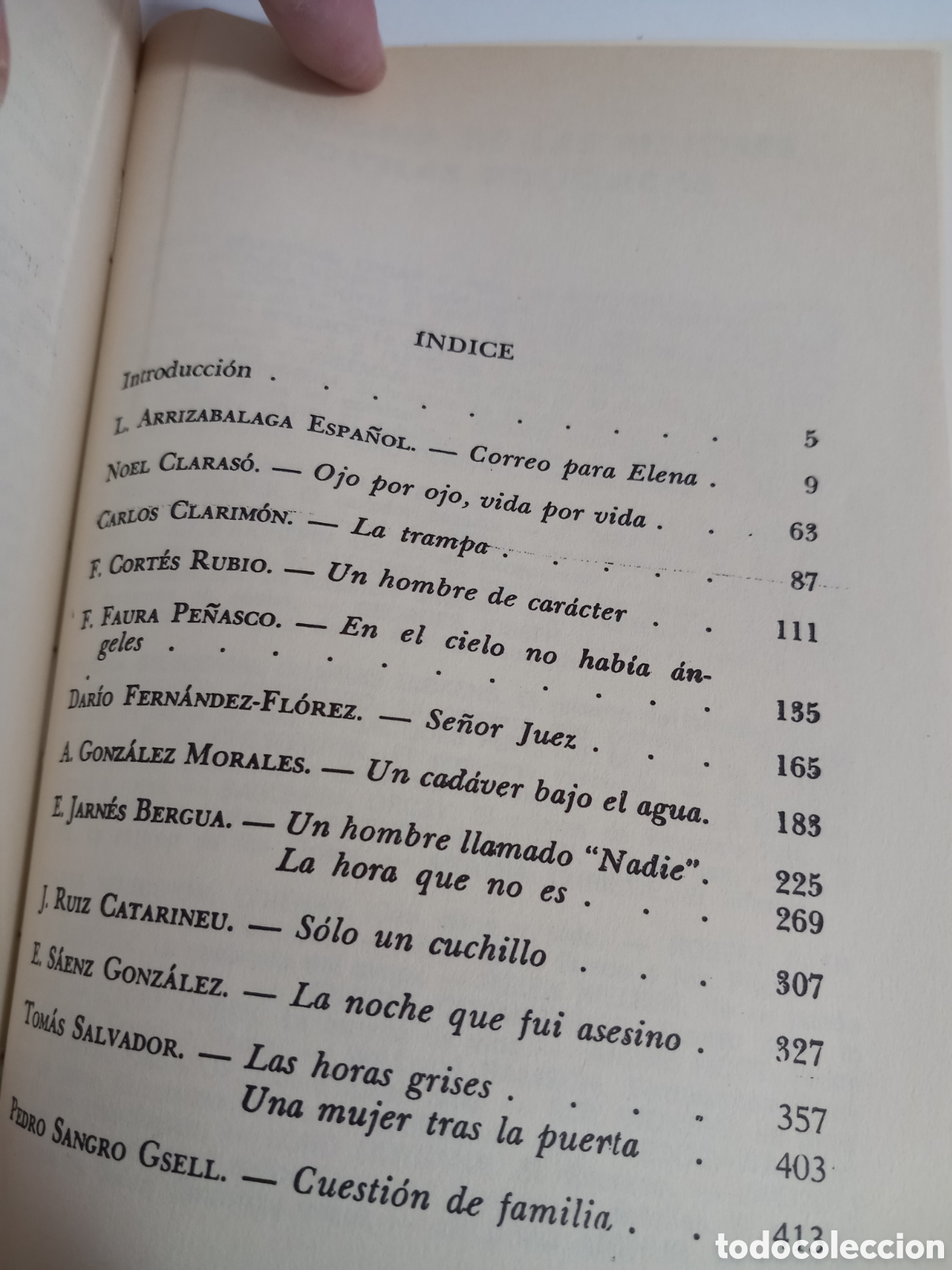 Libros de segunda mano: ANTOLOG&Iacute;A POLICIACA / UND&Eacute;CIMA SELECCI&Oacute;N 1973 EDICIONES ACERVO - Foto 6