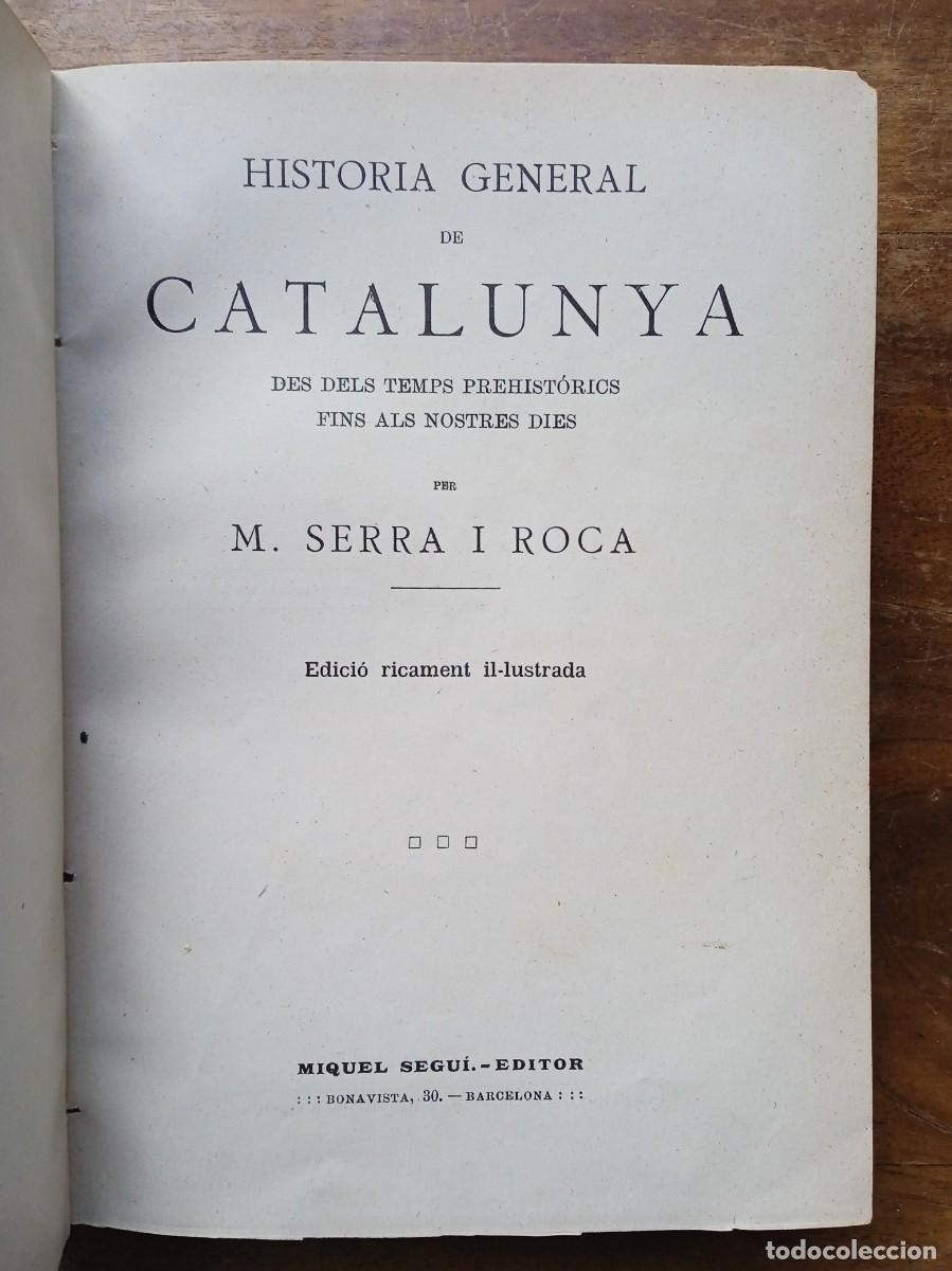 Libros de segunda mano: Historia general de Catalunya - Foto 3