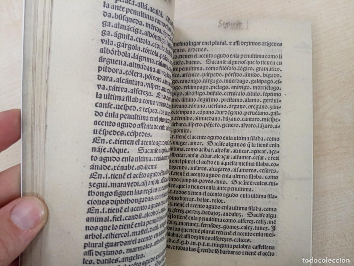 Libros de segunda mano: NEBRIJA ARTE DE LA LENGUA CASTELLANA - Foto 4