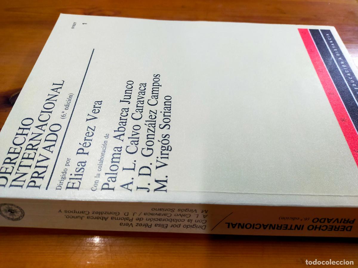Libros de segunda mano: Derecho internacional privado - Perez Vera - Foto 1