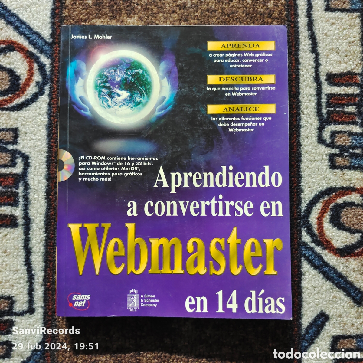 Libros de segunda mano: APRENDIENDO A CONVERTIRSE EN WEBMASTER EN 14 DIAS (JAMES L. MOHLER) - Foto 1