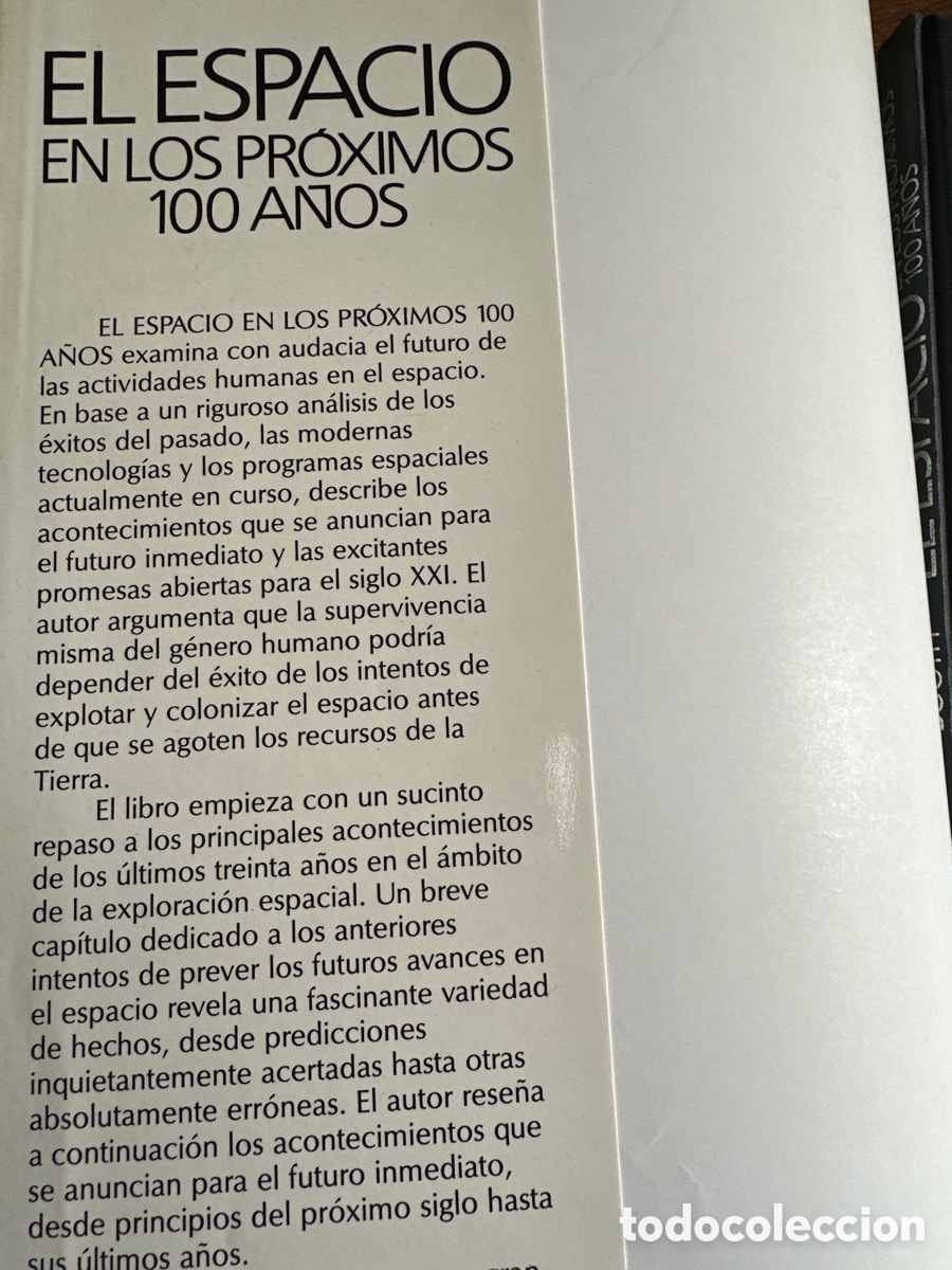 Libros de segunda mano: El espacio en los pr&oacute;ximos 100 a&ntilde;os - Foto 2