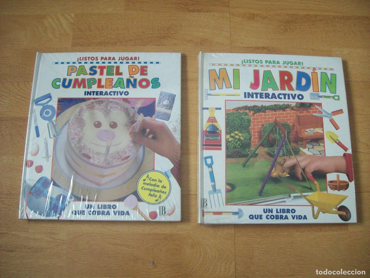 Libros de segunda mano: 2 LIBROS INTERACTIVOS. MI JARDIN Y PASTEL DE CUMPLEA&Ntilde;OS. SIN ABRIR - Foto 1