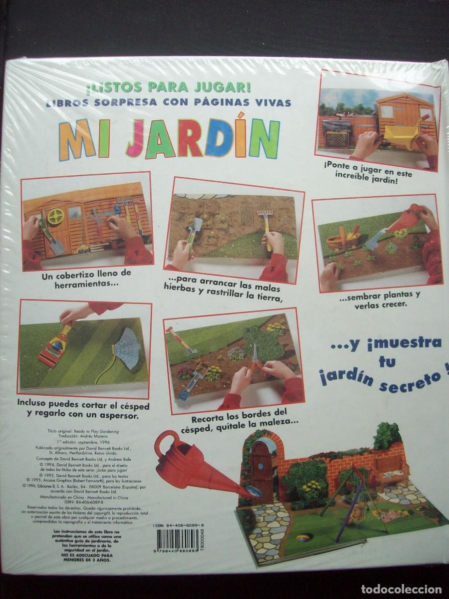 Libros de segunda mano: 2 LIBROS INTERACTIVOS. MI JARDIN Y PASTEL DE CUMPLEA&Ntilde;OS. SIN ABRIR - Foto 4