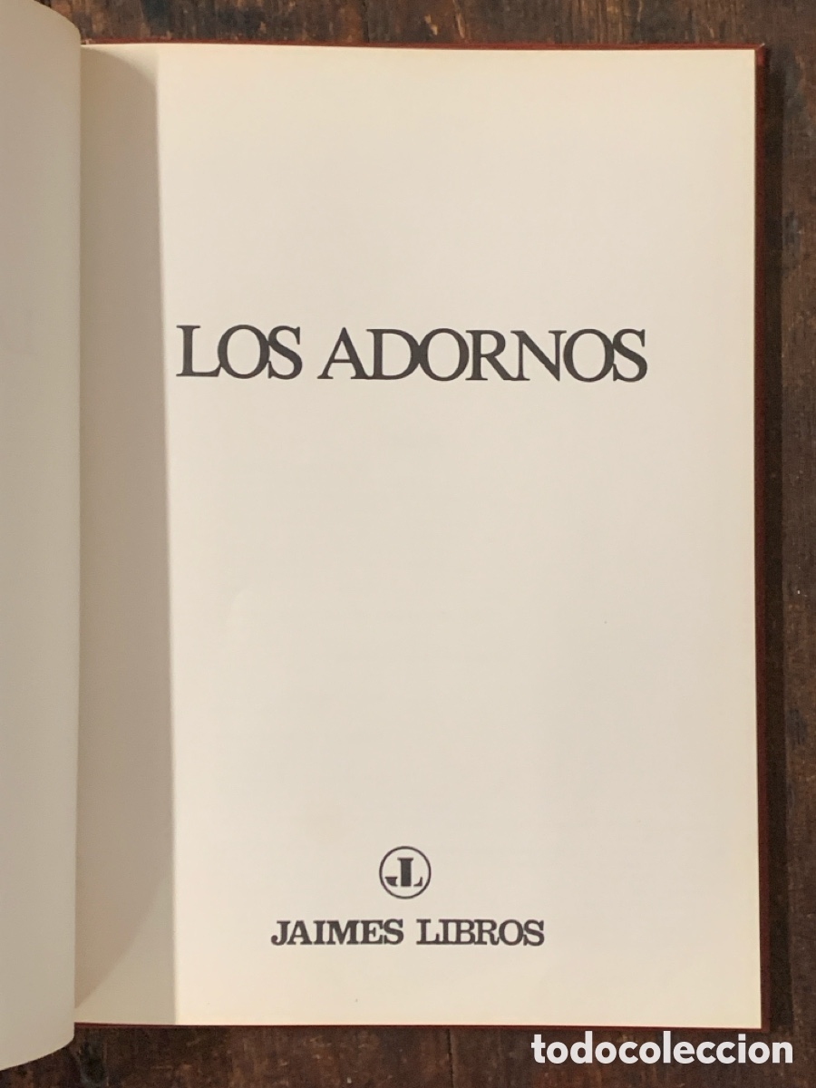 Libros de segunda mano: Los Adornos - JAIMES LIBROS 1977 - Foto 2