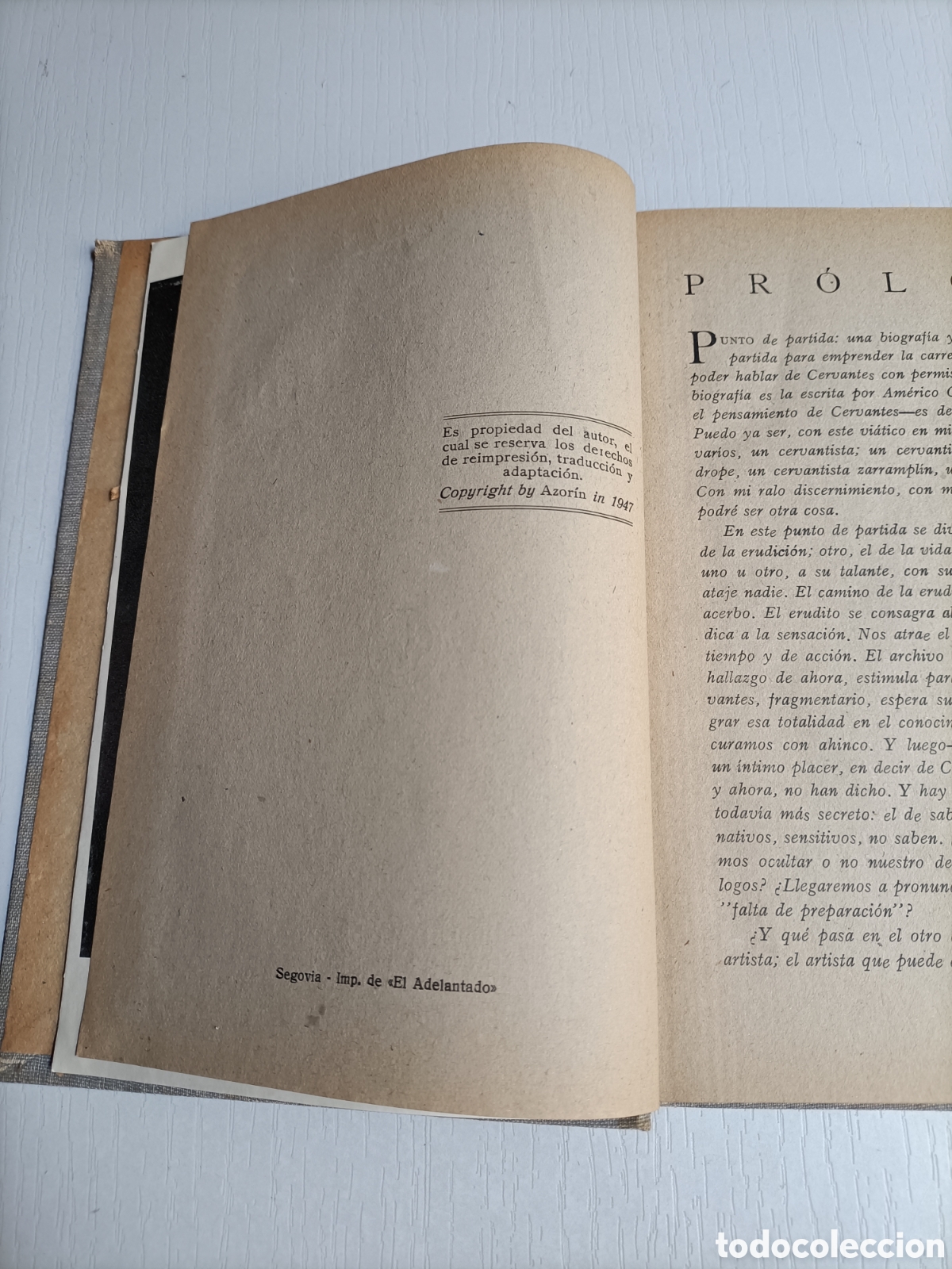 Libros de segunda mano: Con permiso de Los Cervantistas. Azor&iacute;n . Biblioteca Nueva 1948 - Foto 10