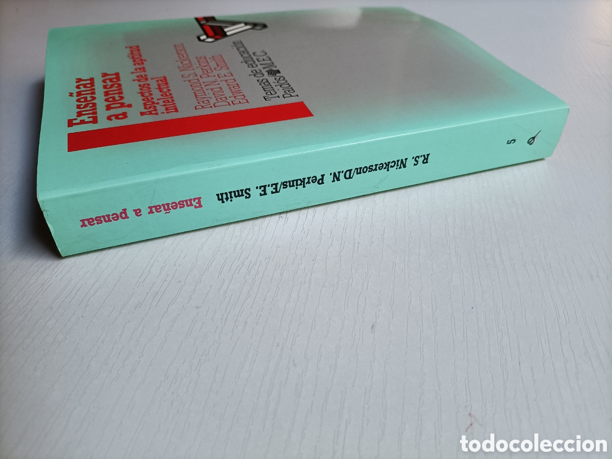 Libros de segunda mano: Ense&ntilde;ar a pensar. Aspectos de la actitud intelectual Raymond S.Nickerson - Foto 4