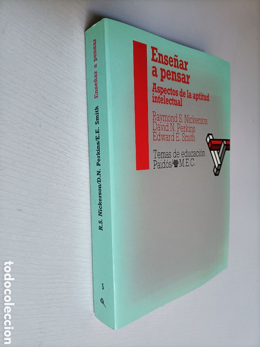 Libros de segunda mano: Ense&ntilde;ar a pensar. Aspectos de la actitud intelectual Raymond S.Nickerson - Foto 1