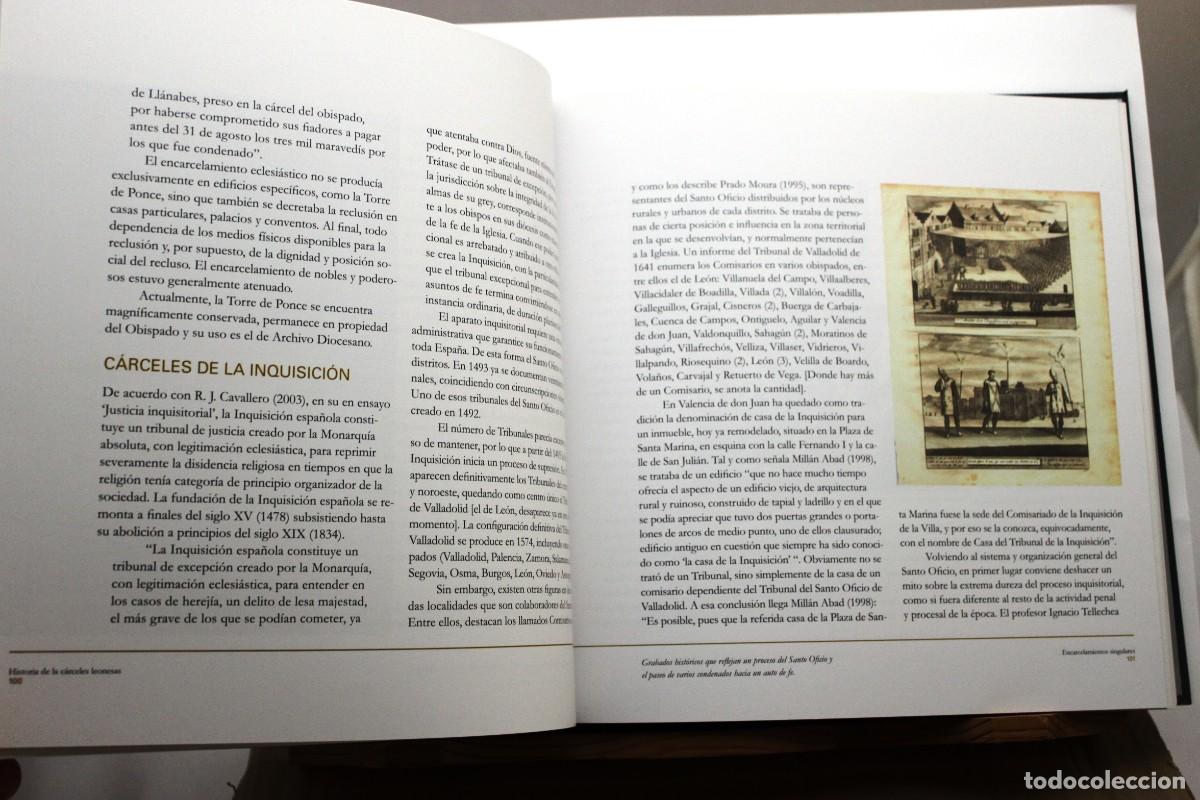Libros de segunda mano: HISTORIA DE LAS CARCELES LEONESAS. Castro, Benigno. Le&oacute;n Historia Edificios Construcciones - Foto 6