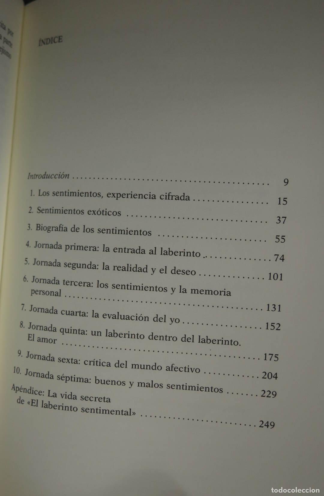 Libros de segunda mano: El laberinto sentimental. Jos&eacute; Antonio Marina - Foto 2