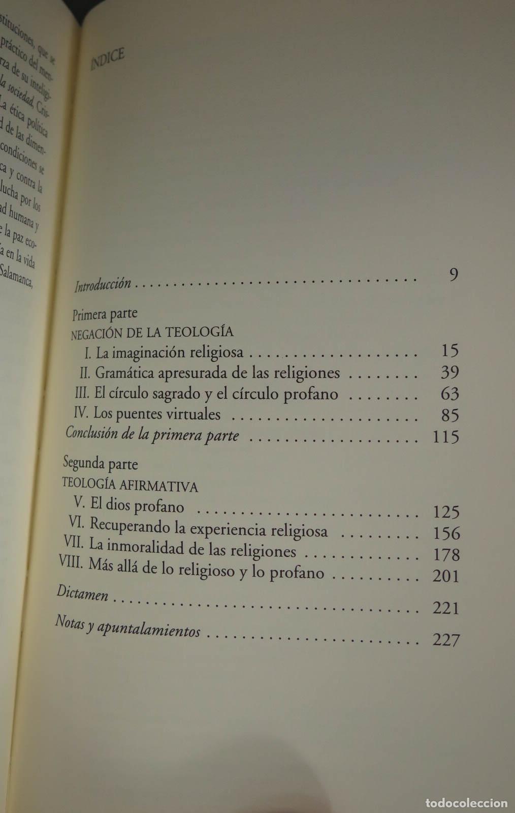 Libros de segunda mano: Dictamen sobre Dios. Jos&eacute; Antonio Marina - Foto 2