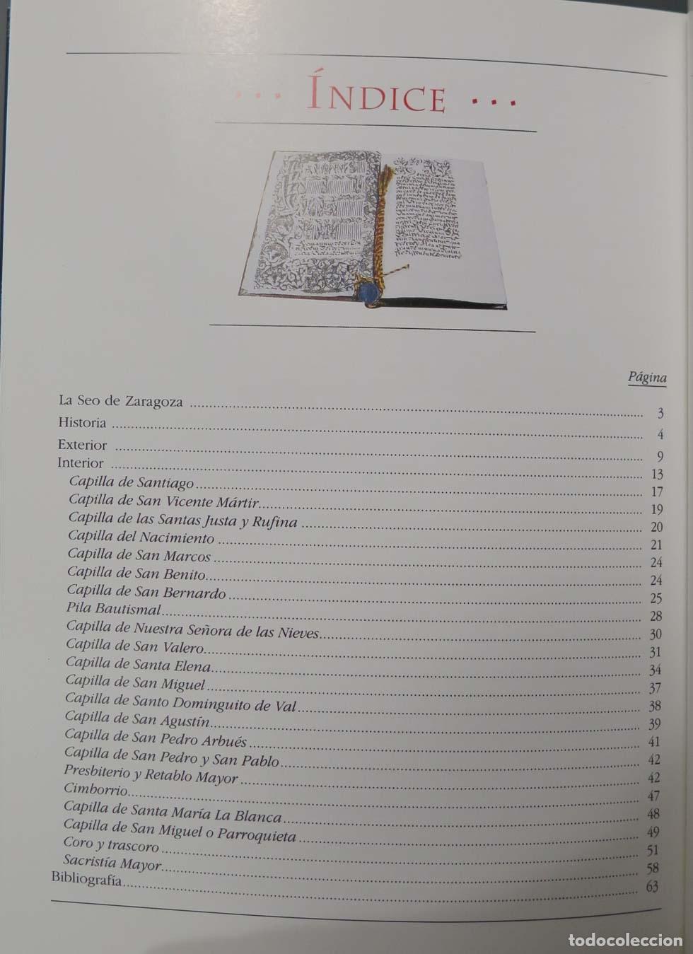 Libros de segunda mano: La Seo de Zaragoza. RINCON GARCIA - Foto 2