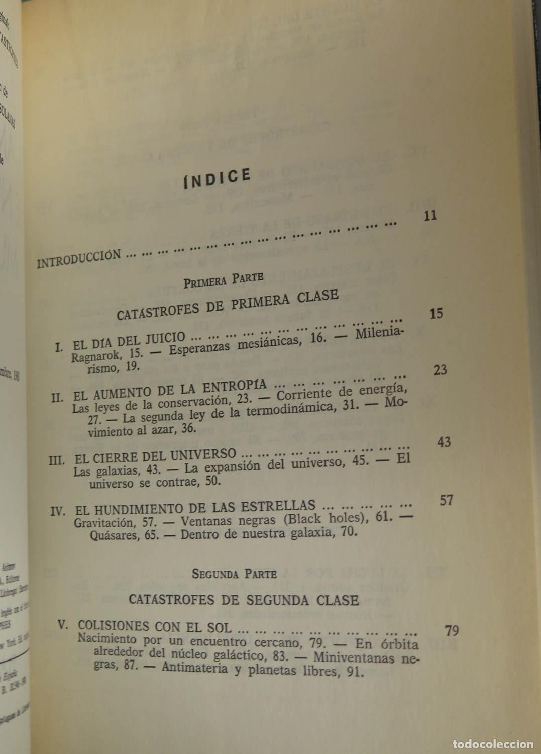 Libros de segunda mano: Las amenazas de nuestro mundo. Asimov - Foto 2
