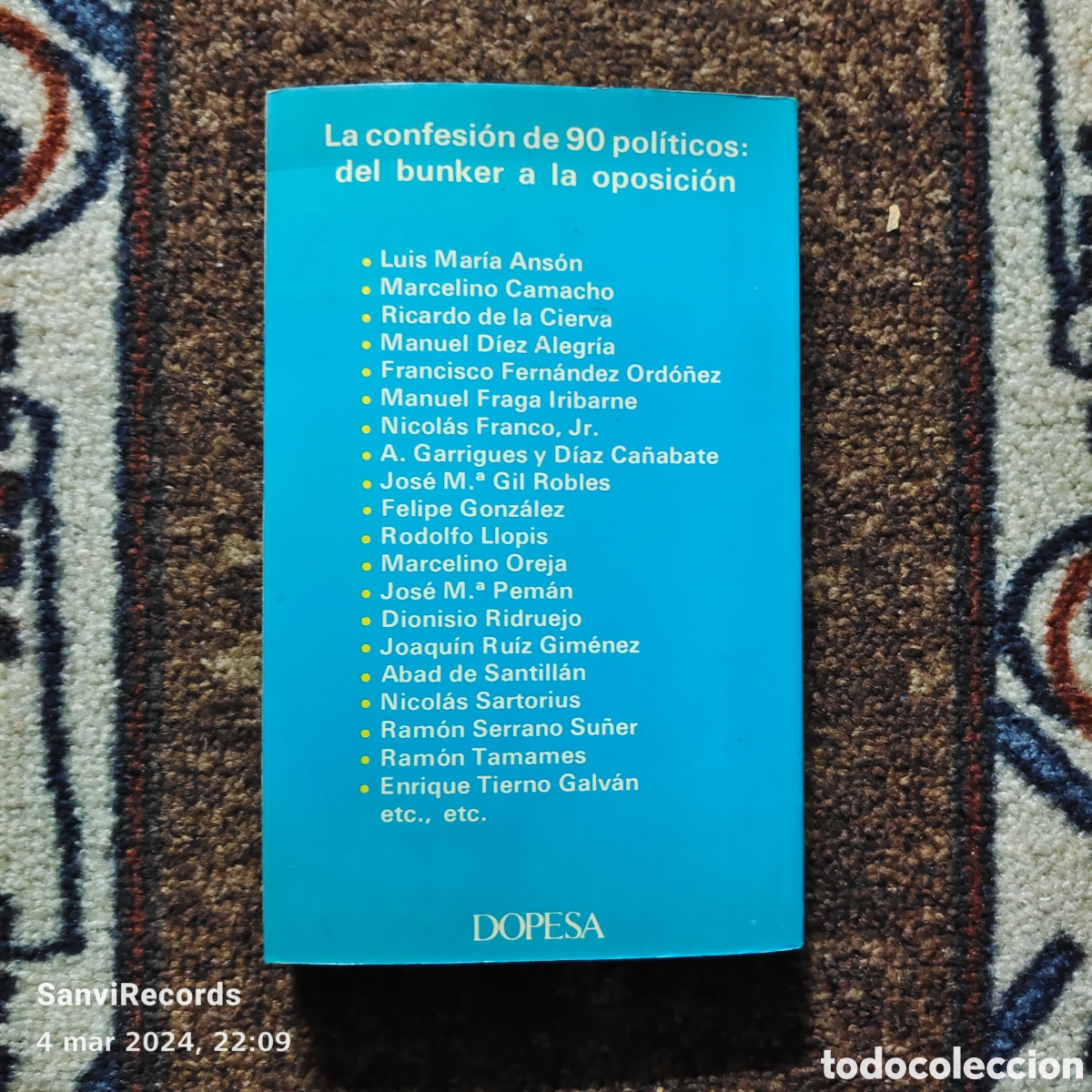 Libros de segunda mano: LA ESPA&Ntilde;A TRANSITIVA (JULI&Aacute;N LAGO) (DOPESA) - Foto 2