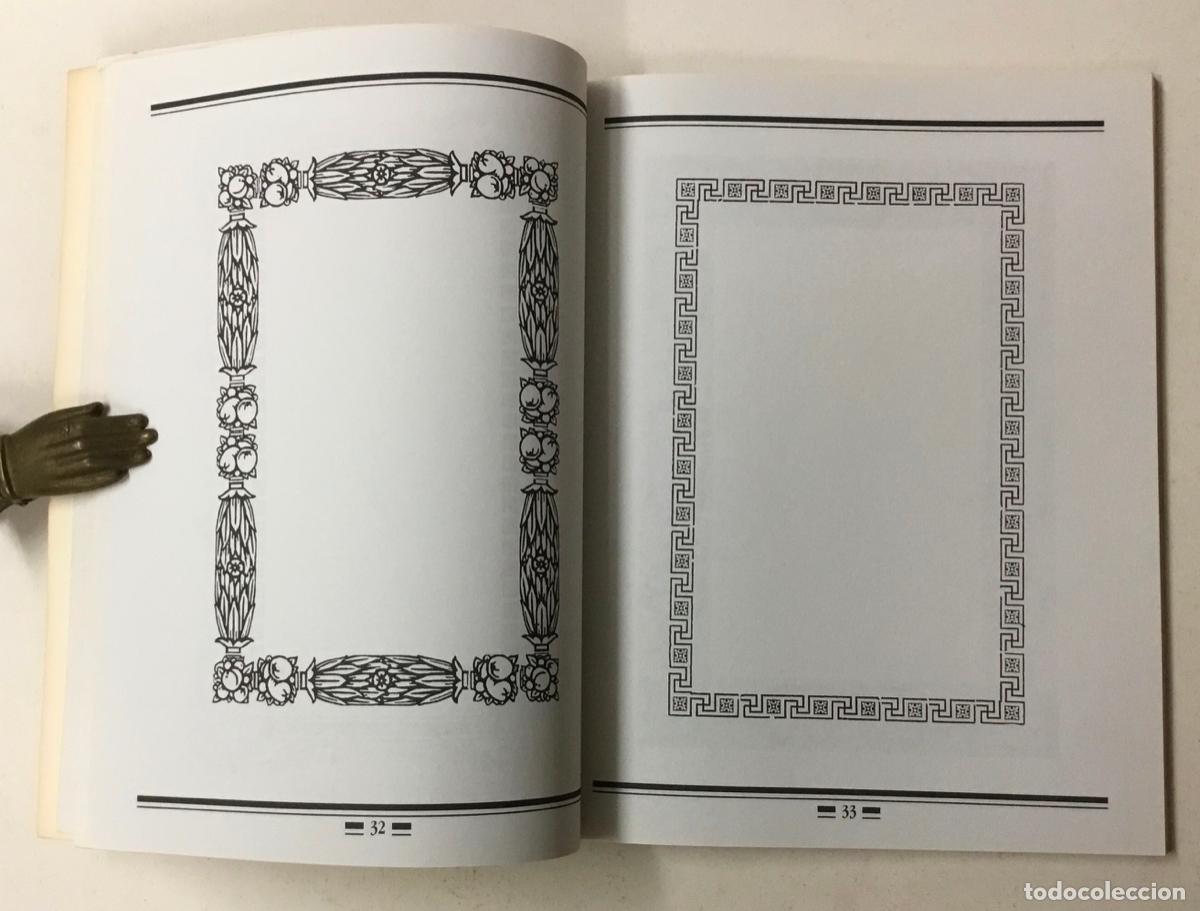 Libros de segunda mano: BOOK OF BORDERS, RULES, CORNERS & ORNAMENTS. - Foto 2