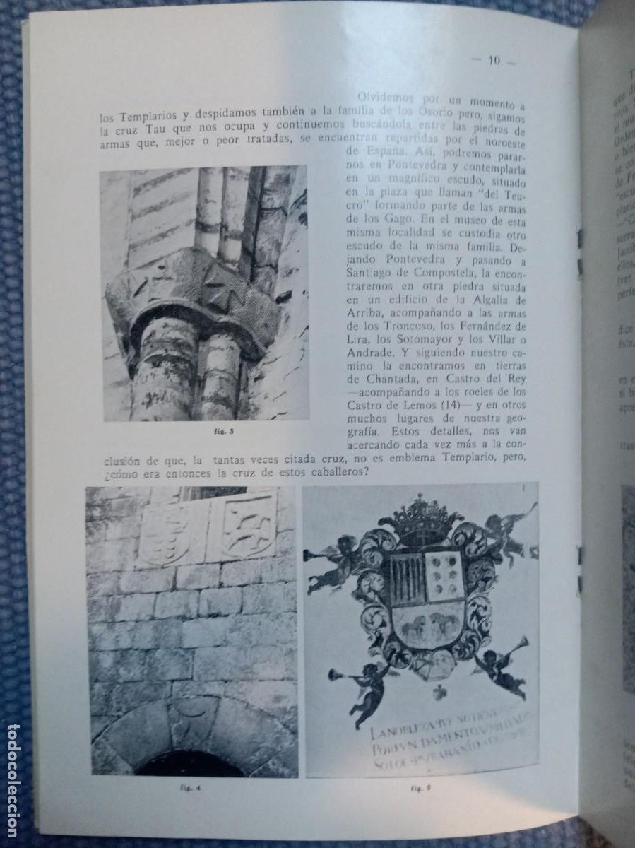 Libros de segunda mano: La cruz Tau del Castillo Ponferradino - Le&oacute;n - - Foto 2