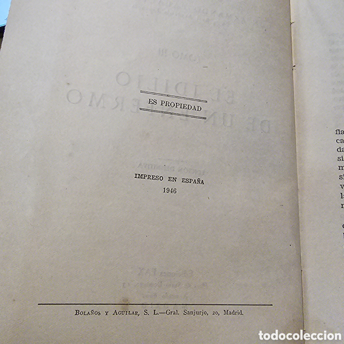 Libros de segunda mano: ARMANDO PALACIO VALDES. EL IDILIO DE UN ENFERMO. - Foto 3