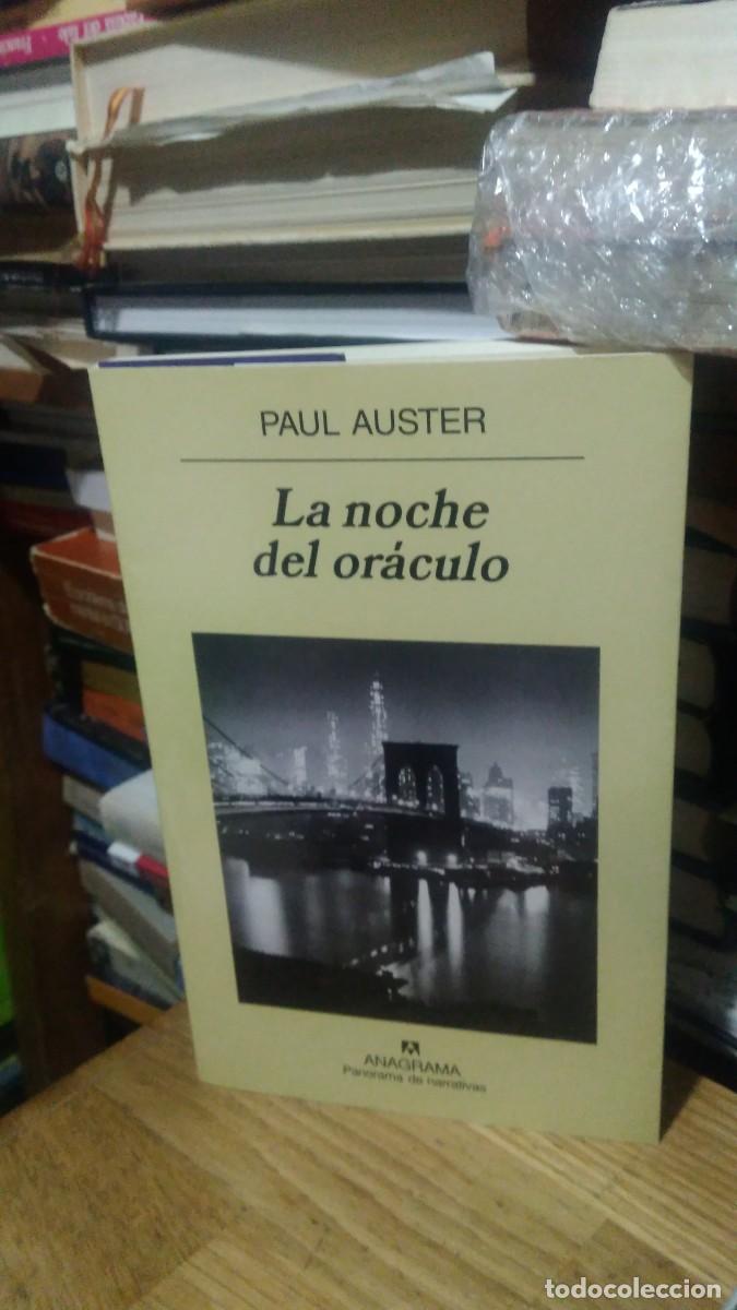 Libros de segunda mano: LA NOCHE DEL OR&Aacute;CULO, PAUL AUSTER, ED. ANAGRAMA - Foto 1