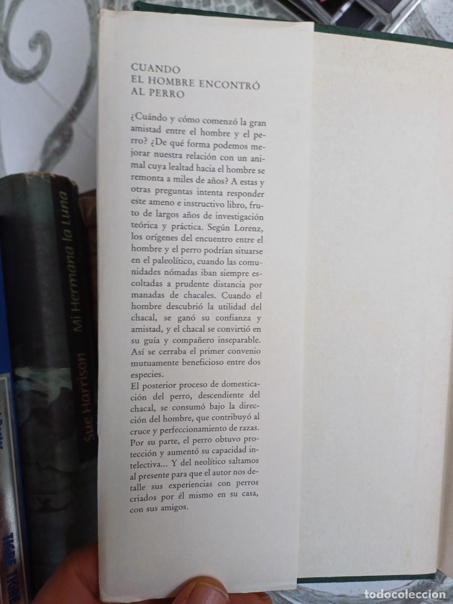 Libros de segunda mano: Cuando el hombre encontr&oacute; al perro. Konrad Lorenz. - Foto 2