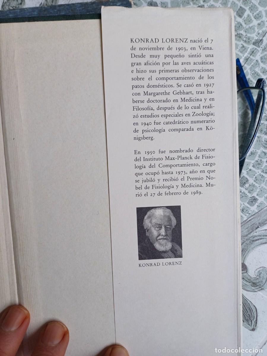 Libros de segunda mano: Cuando el hombre encontr&oacute; al perro. Konrad Lorenz. - Foto 3