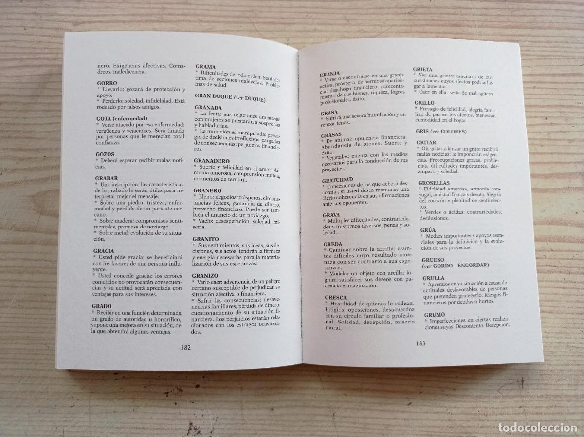 Libros de segunda mano: El Gran Libro De Diccionario De Los Sue&ntilde;os - Michel Devivier - Corinne Leonard - Tikal - Foto 3