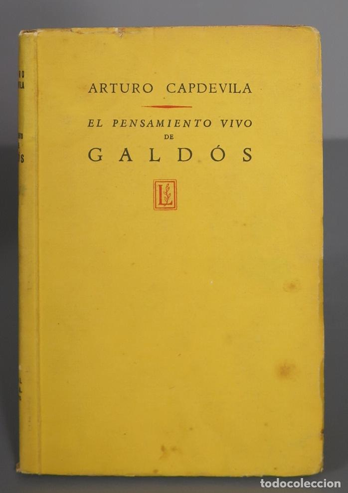 Libros de segunda mano: El pensamiento vivo de Gald&oacute;s. CAPDEVILA - Foto 1