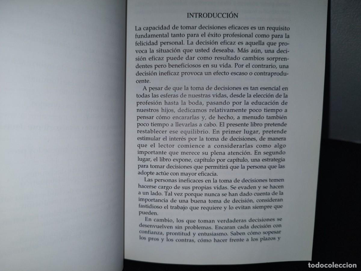 Libros de segunda mano: 94- C&Oacute;MO TOMAR DECISIONES... MANUAL PARA INDECISOS - ALISON HARDINGHAM - Foto 6