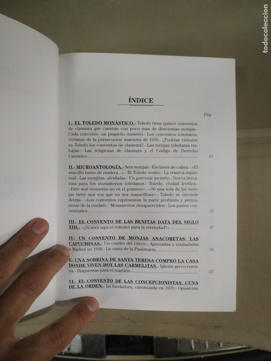 Libros de segunda mano: Toledo oculto: Los conventos - Luis Moreno Nieto - Foto 4