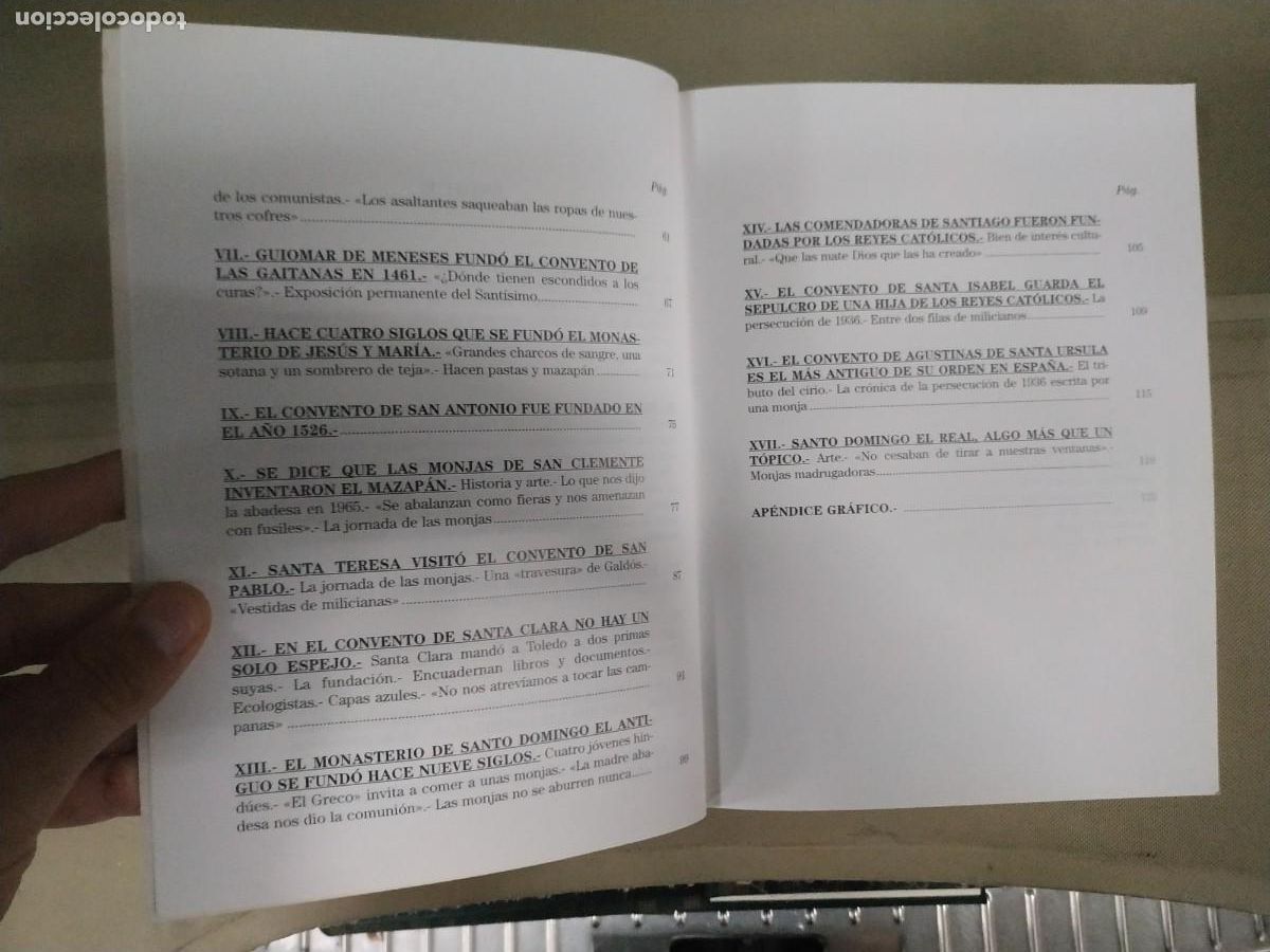Libros de segunda mano: Toledo oculto: Los conventos - Luis Moreno Nieto - Foto 5