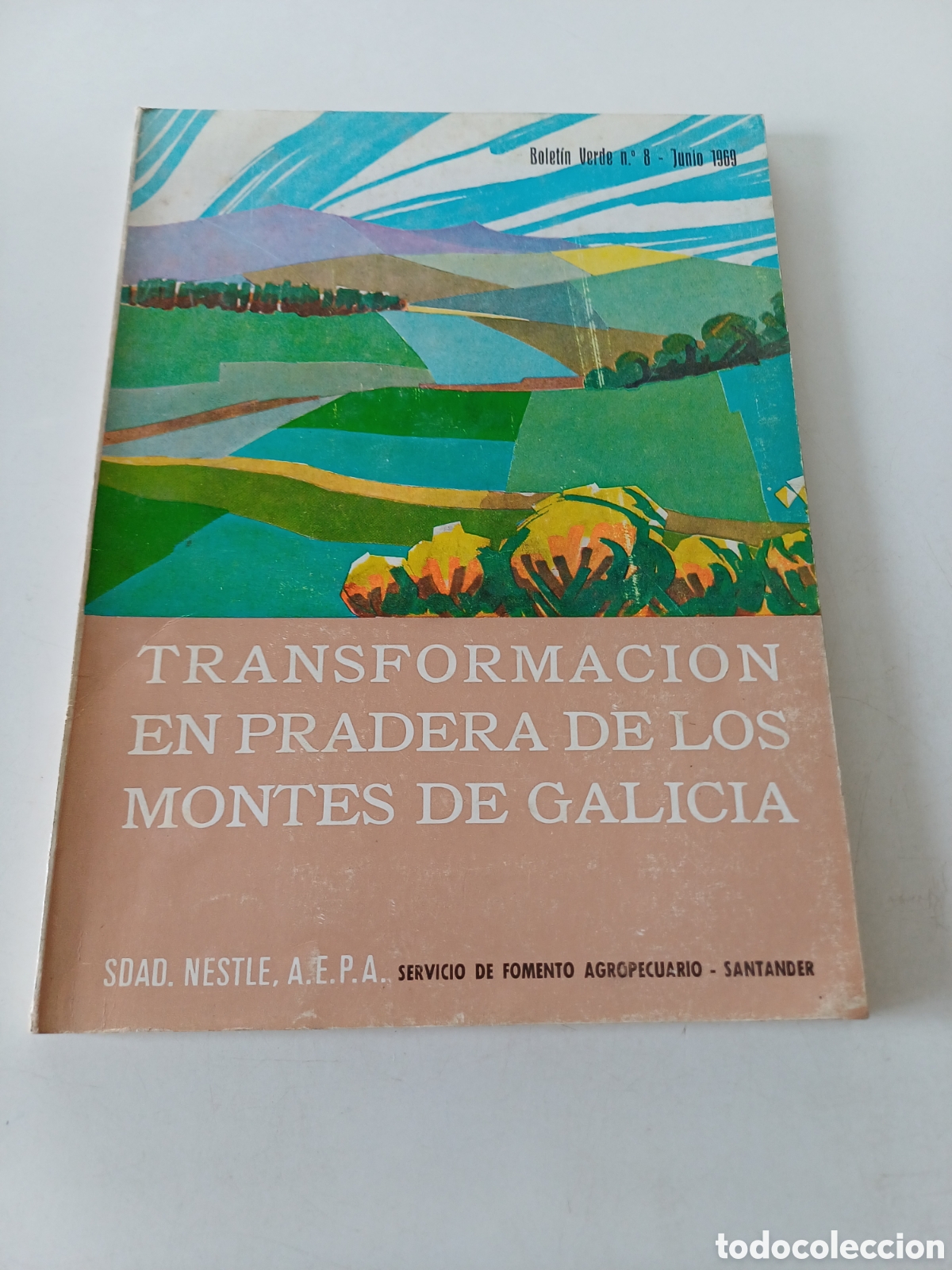 Libros de segunda mano: Transformaci&oacute;n en pradera de los montes de Galicia 1969 - Foto 1