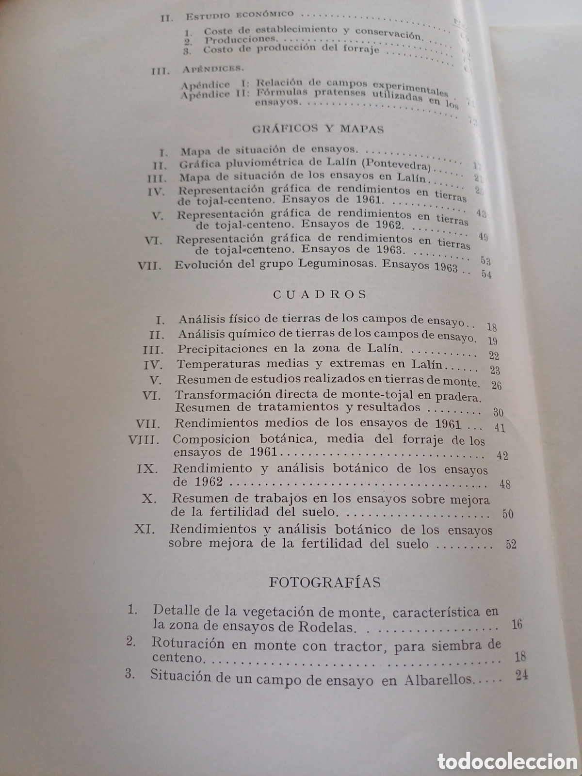 Libros de segunda mano: Transformaci&oacute;n en pradera de los montes de Galicia 1969 - Foto 3