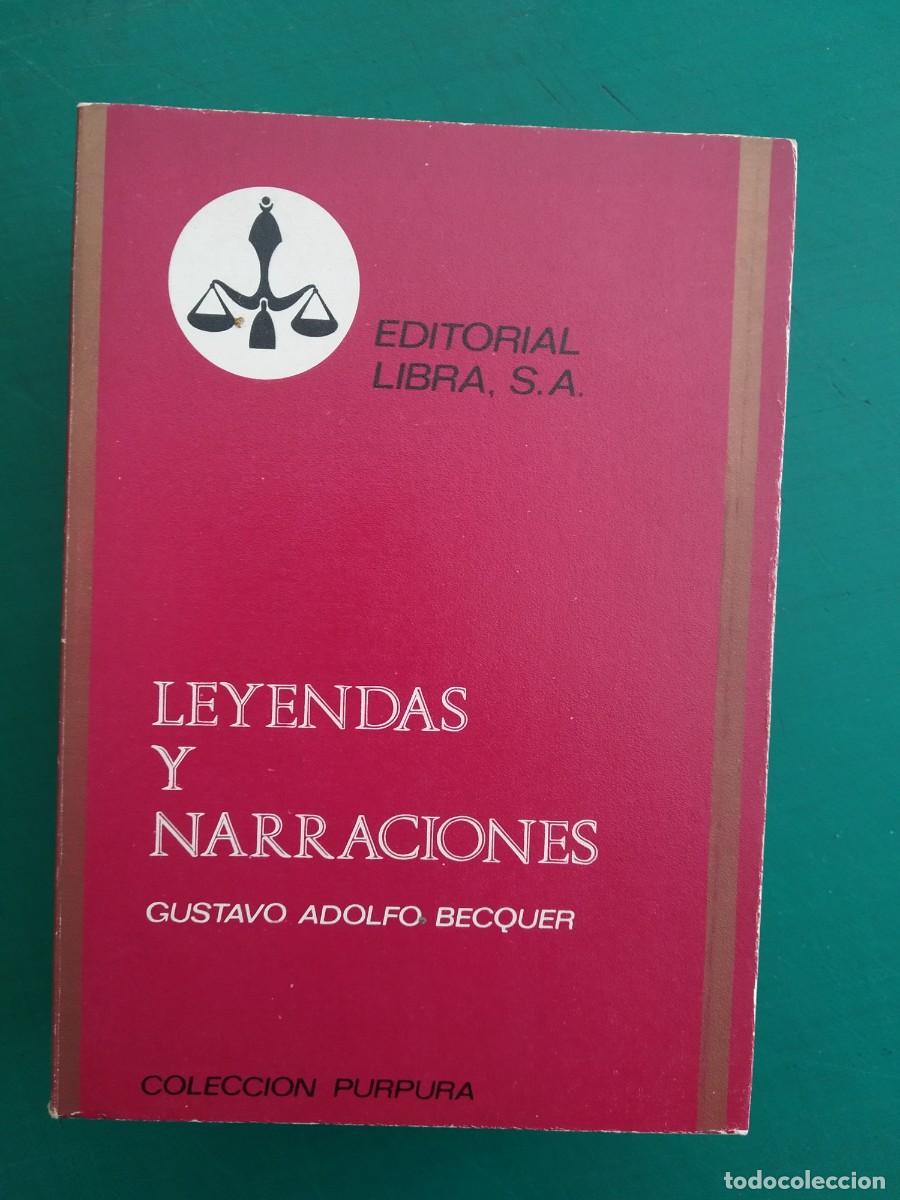 Libros de segunda mano: Gustavo Adolfo Becquer - Leyendas y Narraciones - Foto 1