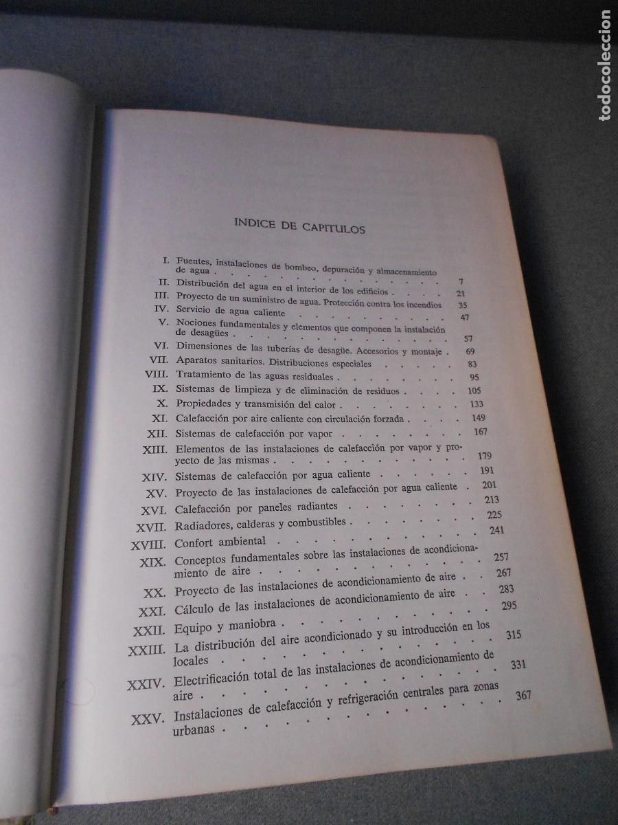 Libros de segunda mano: INSTALACIONES EN LOS EDIFICIOS - Foto 3