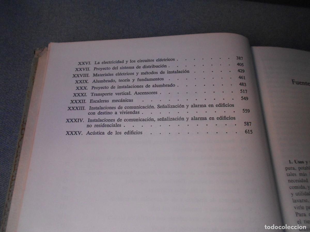 Libros de segunda mano: INSTALACIONES EN LOS EDIFICIOS - Foto 4