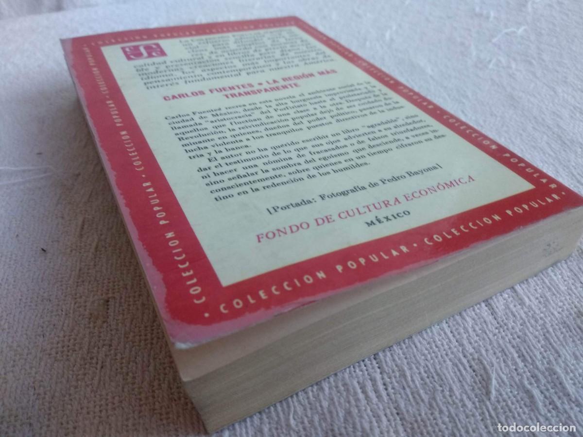 Libros de segunda mano: La regi&oacute;n m&aacute;s transparente, Carlos Fuentes - Foto 4
