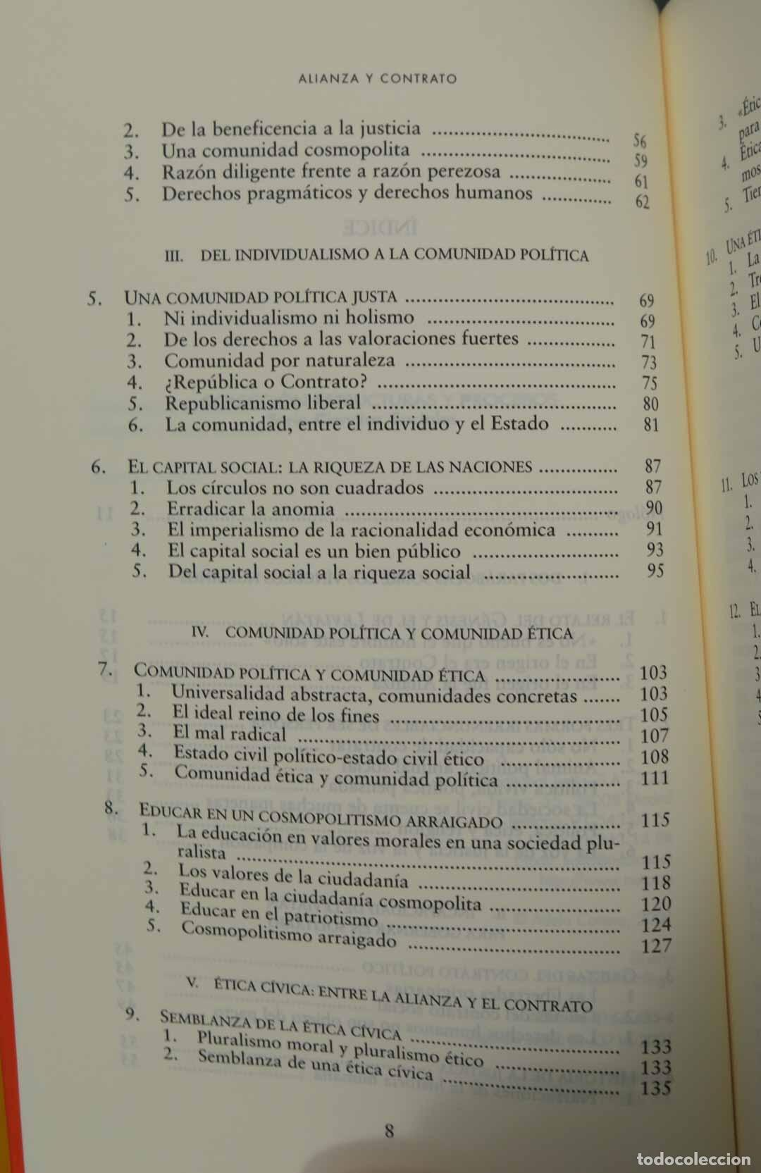 Libros de segunda mano: Alianza y contrato. Adela Cortina Orts - Foto 3