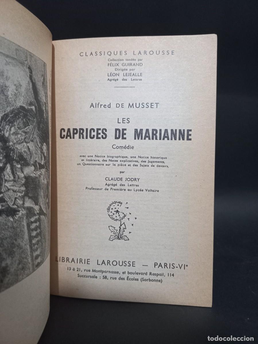 Libros de segunda mano: ALFRED DE MUSSET - LES CAPRICES DE MARIANNE - 1952 - Foto 2