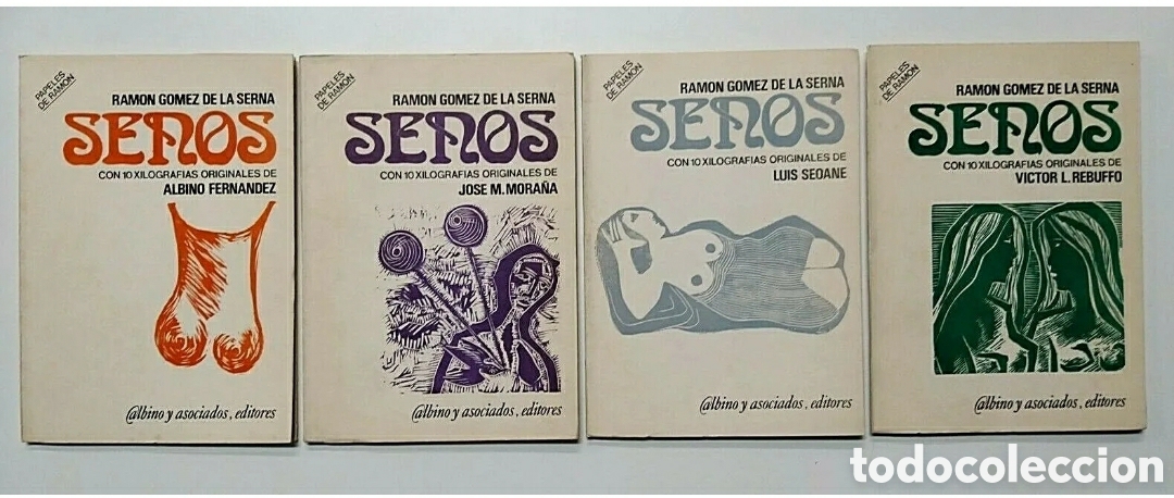 Libros de segunda mano: SENOS. Ram&oacute;n G&Oacute;MEZ DE LA SERNA. 4 vols.1979. - Foto 1