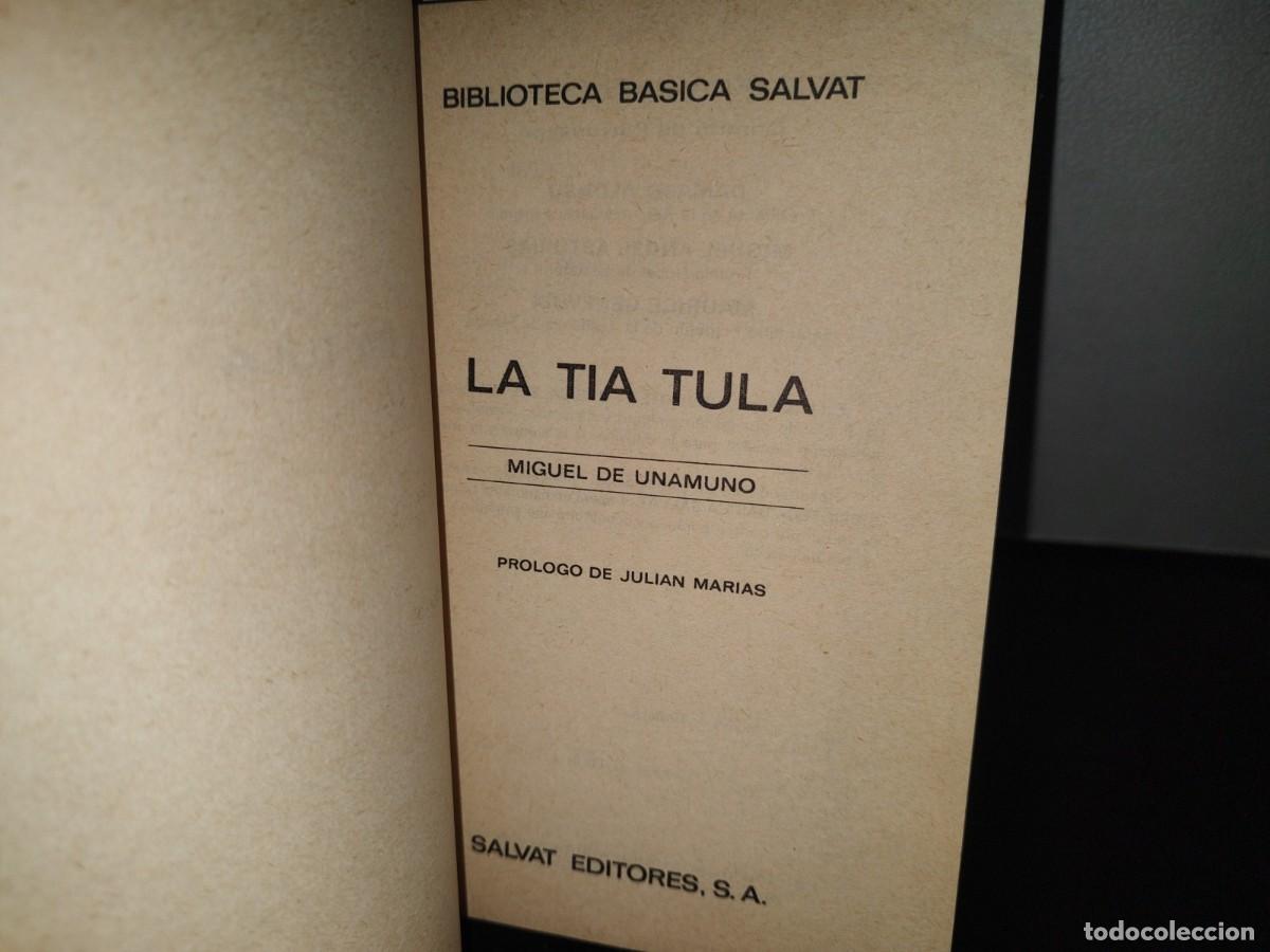 Libros de segunda mano: 94- LA TIA TULA - M. DE UNAMUNO - Foto 3